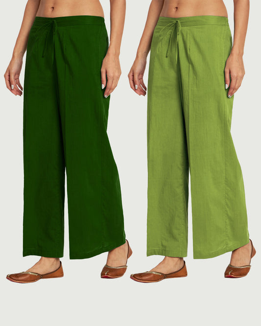 Combo: Emerald & Fern Wide Pants