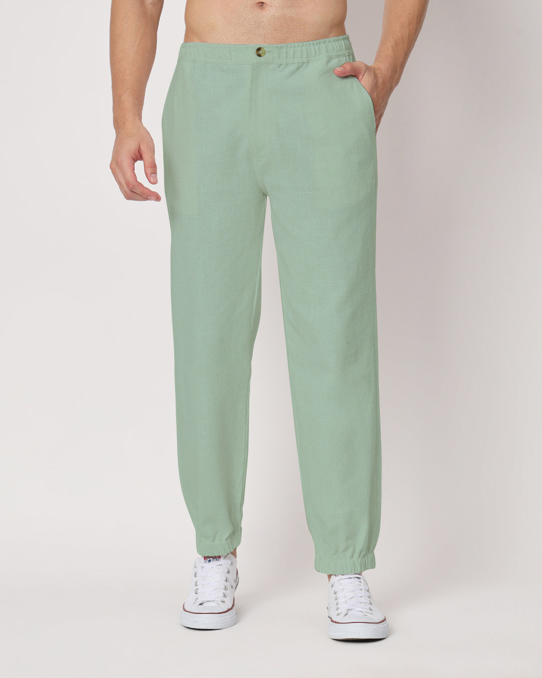 Flex Relax Spring Green Jog Men's Pants