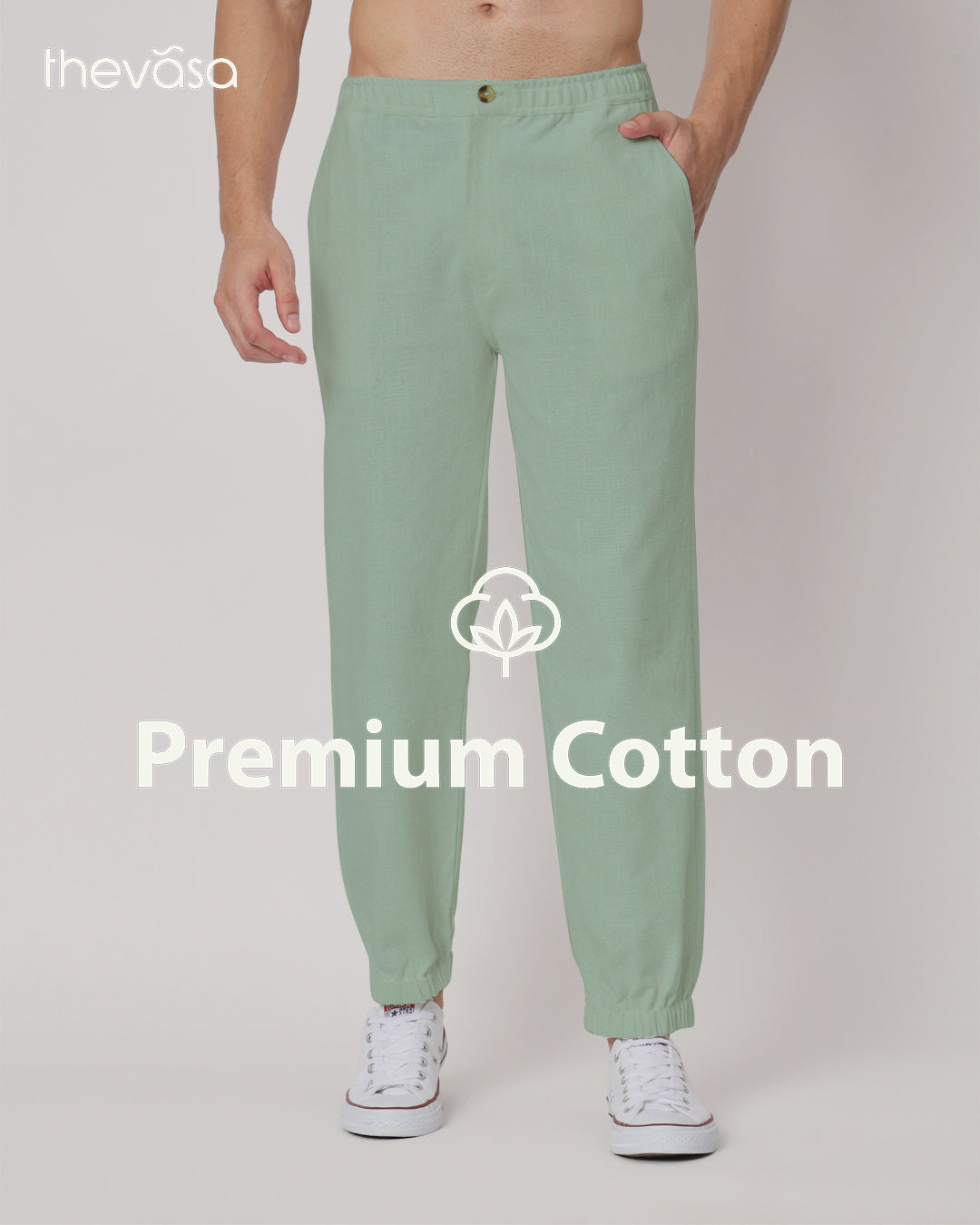 Flex Relax Spring Green Jog Men's Pants