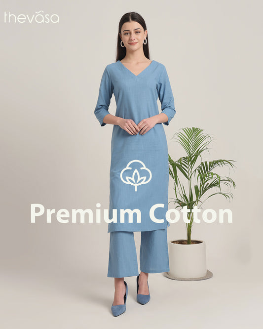 Blue Dawn Verve & Versatility Solid Co-ord Set