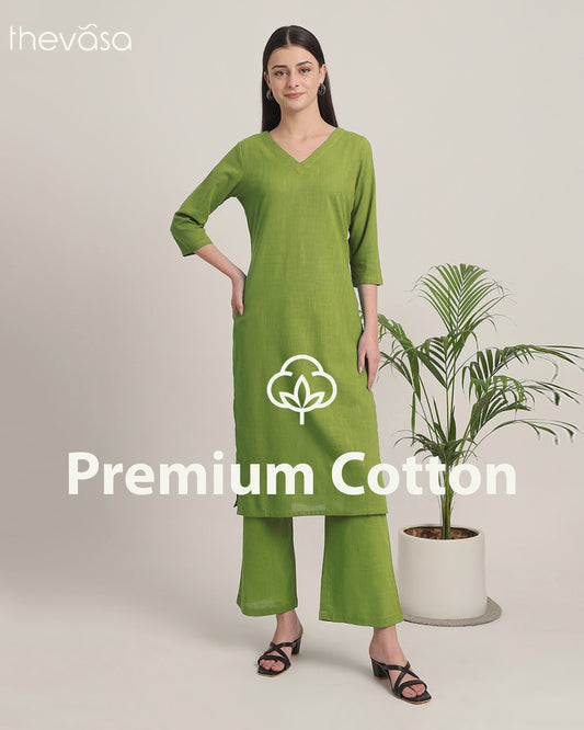 Sage Green Verve & Versatility Solid Co-ord Set