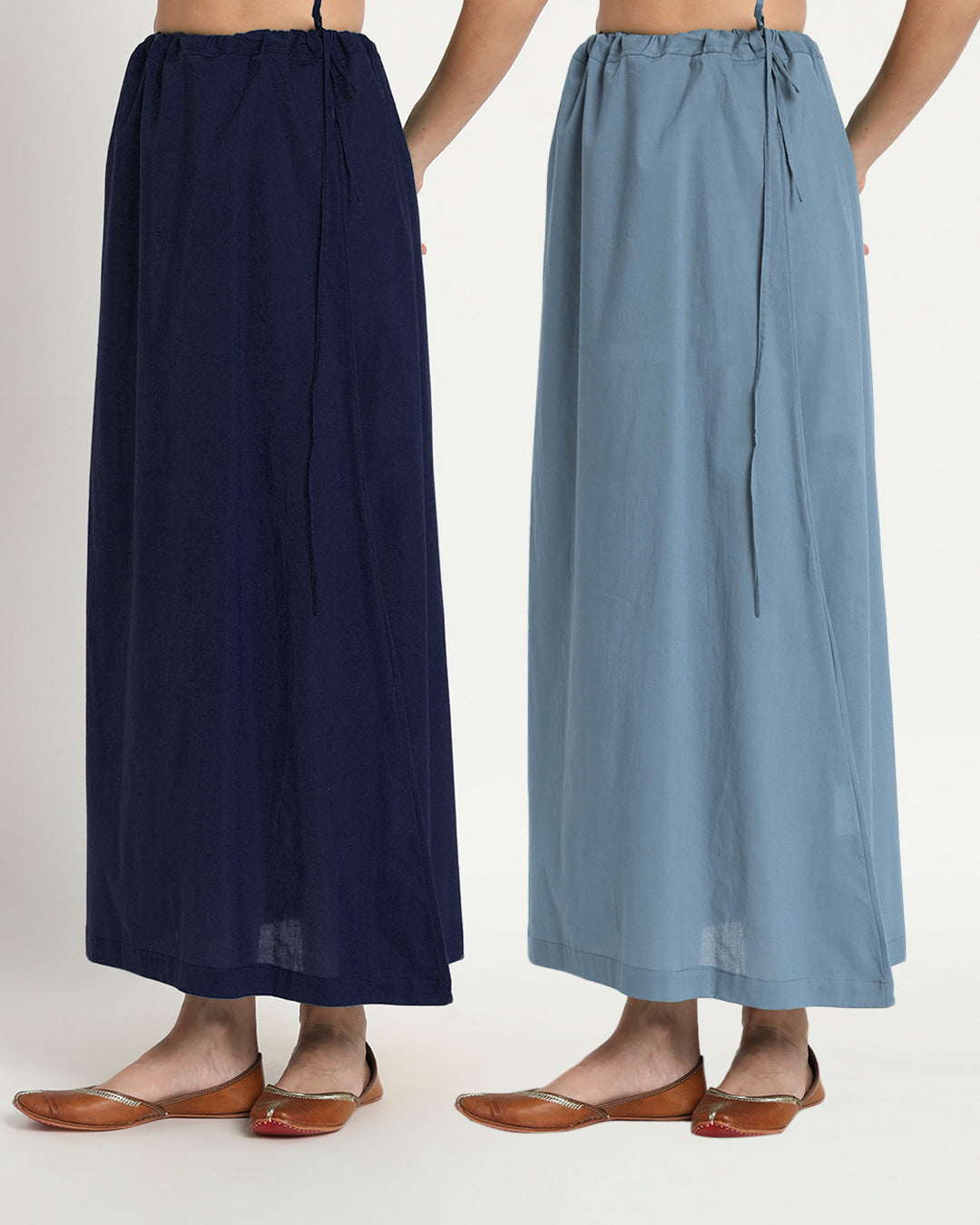 Combo: Midnight Blue & Blue Dawn Peekaboo Petticoat- Set of 2