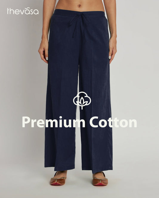 Midnight Blue Wide Pants