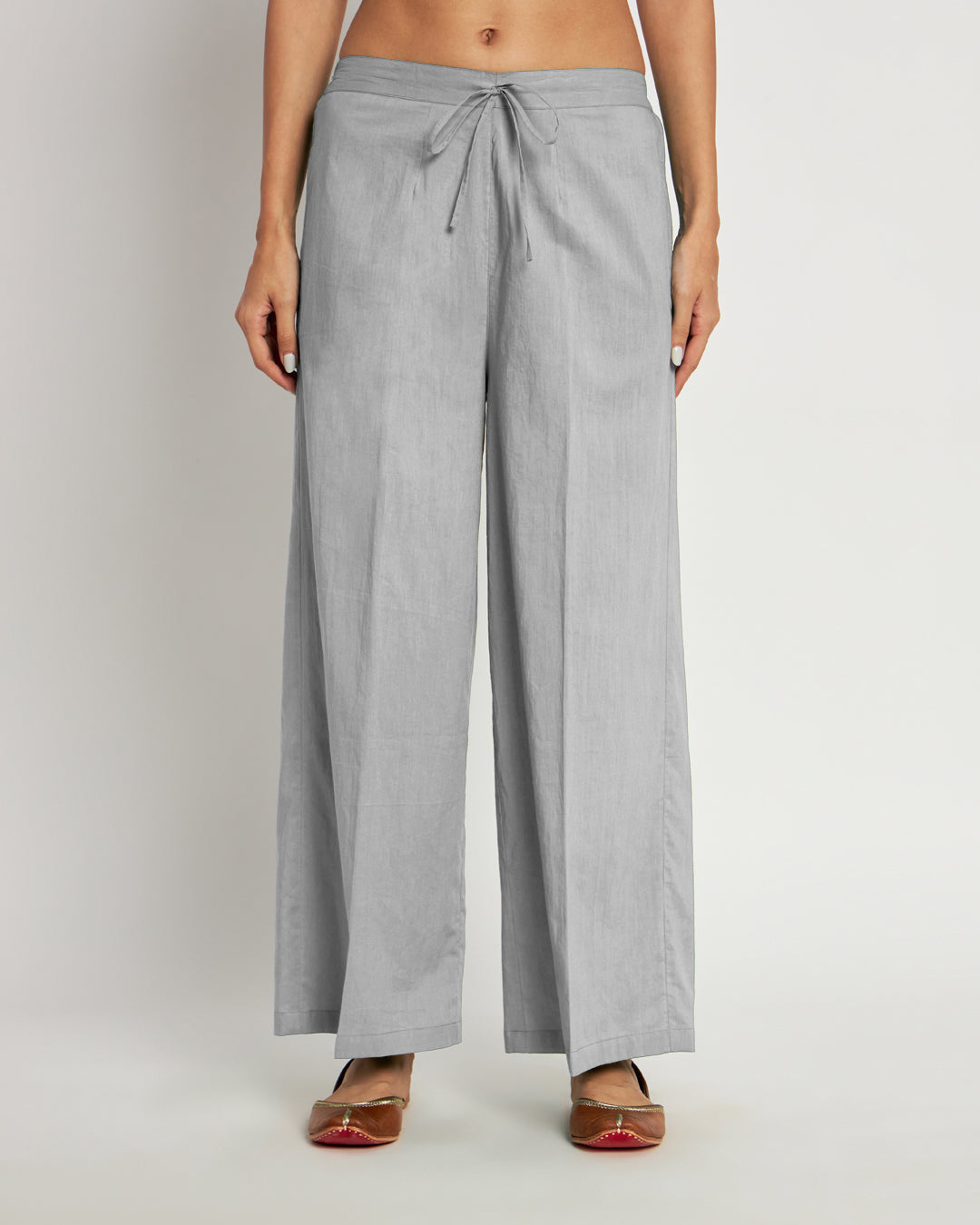 Iced Grey Wide Pants