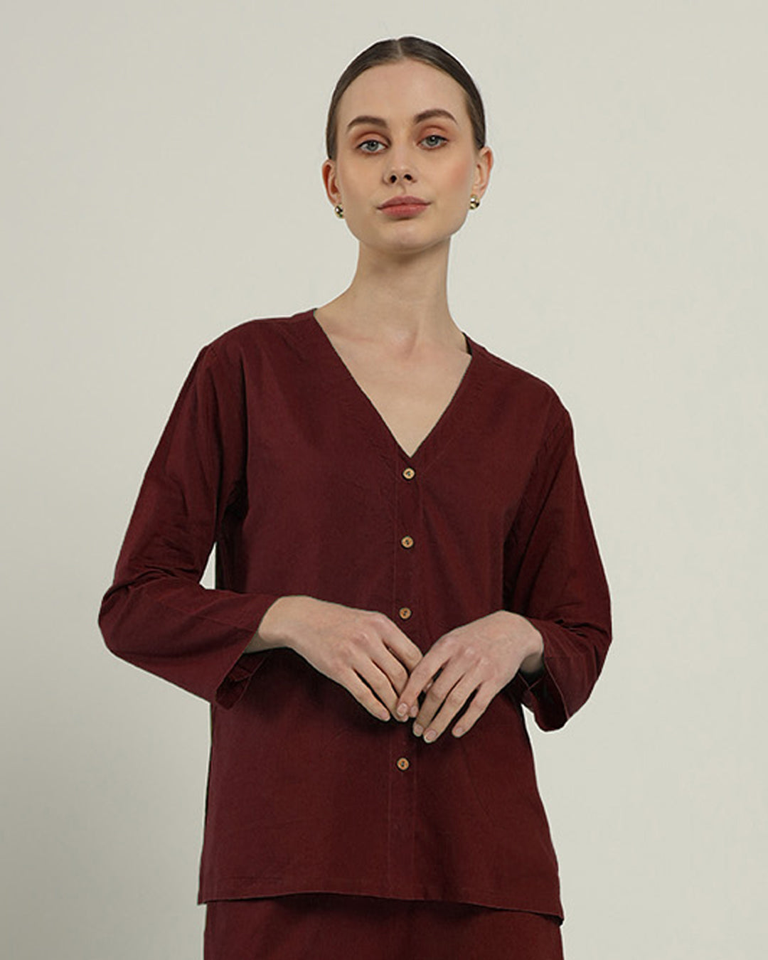 Rouge Classic Grace Shirt Top (Without Bottoms)