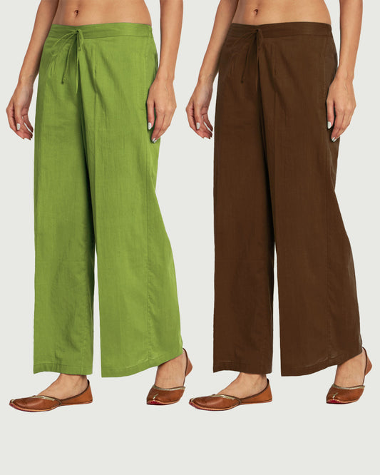 Combo: Fern & Nutshell Wide Pants