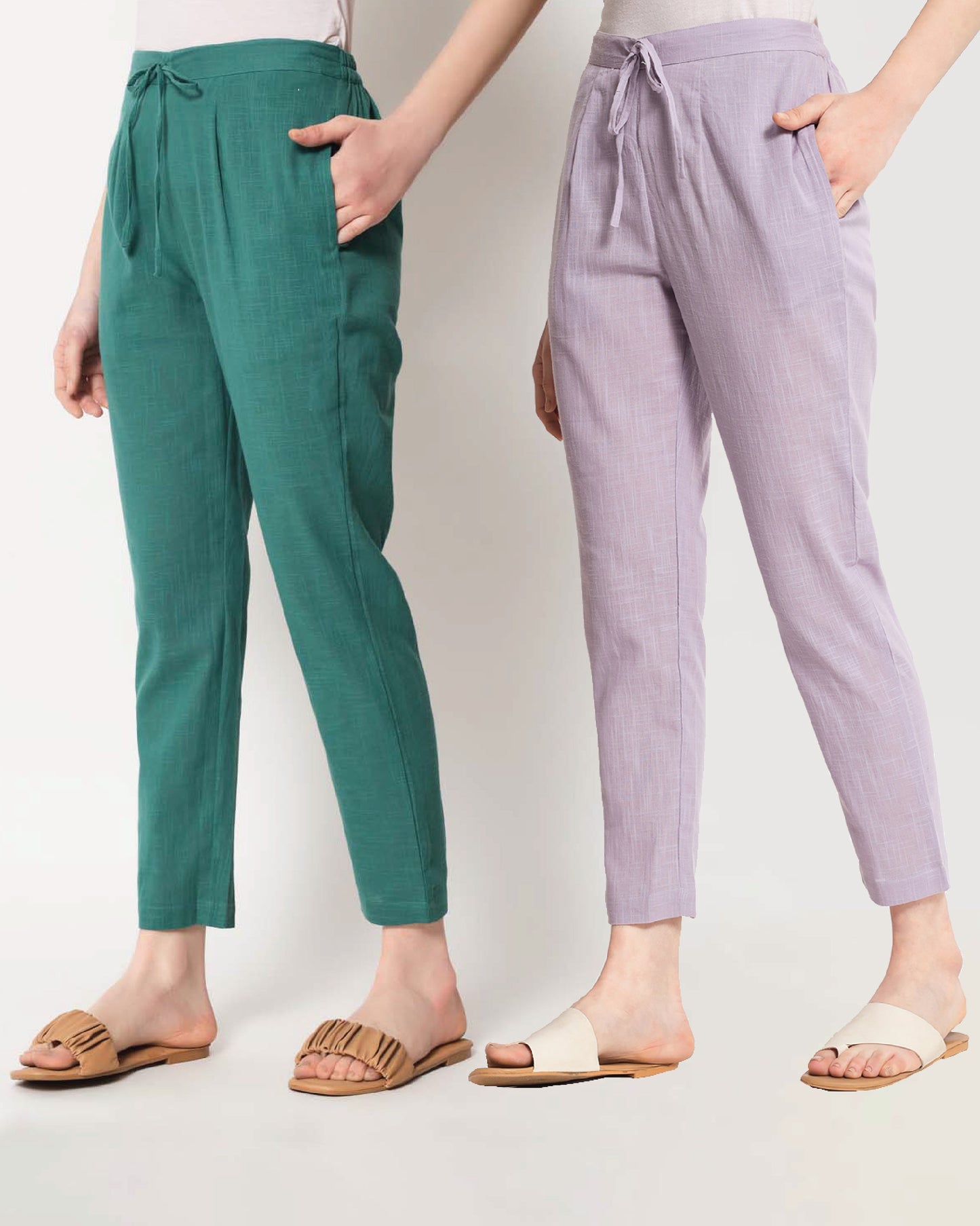 Forest Green Cigarette Pants